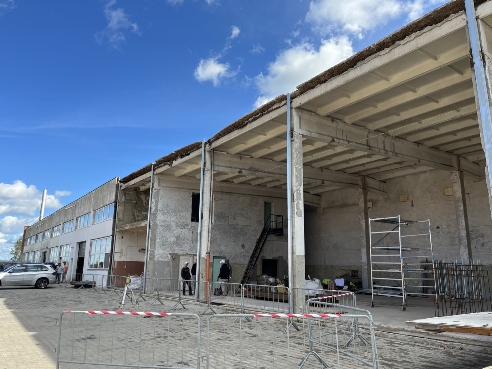 Esošas ražošanas ēkas tehniskā apsekošana būvlaukumā